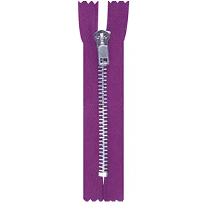 Metal No.5 Aluminium Teeth Close End