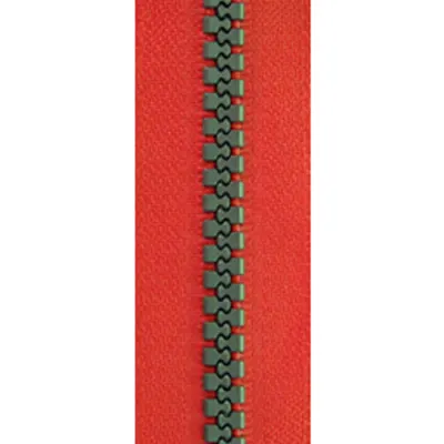 Plastic No.5 Antique Teeth Long Chain