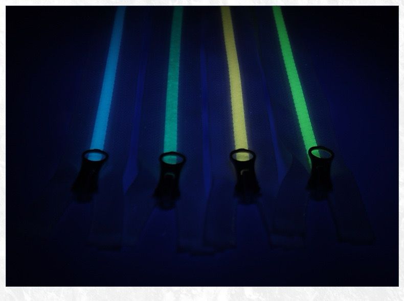 Glow in Dark Zippers